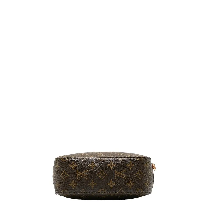 Louis Vuitton Monogram Spontaneous Handbag Shoulder Bag 2WAY M47500 Brown PVC Leather  Louis Vuitton