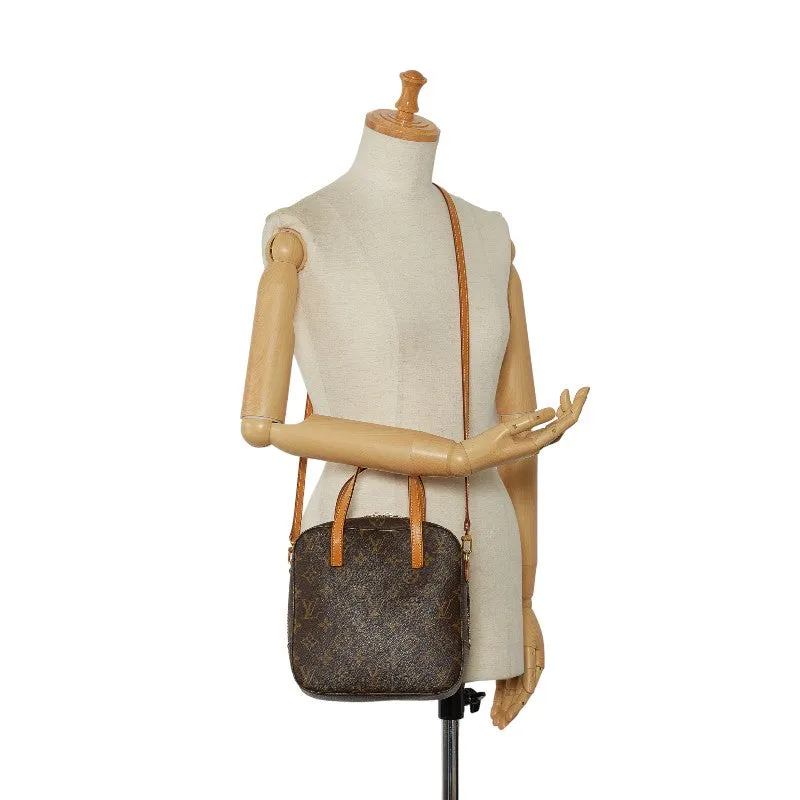 Louis Vuitton Monogram Spontaneous Handbag Shoulder Bag 2WAY M47500 Brown PVC Leather  Louis Vuitton