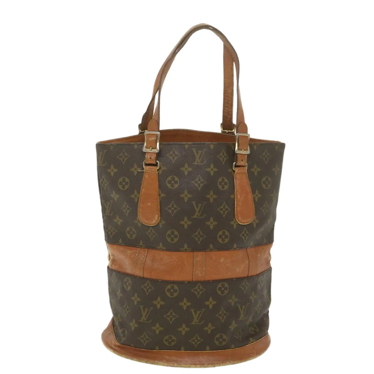 LOUIS VUITTON Monogram USA Model Bucket GM Shoulder Bag T42236 LV ar9100