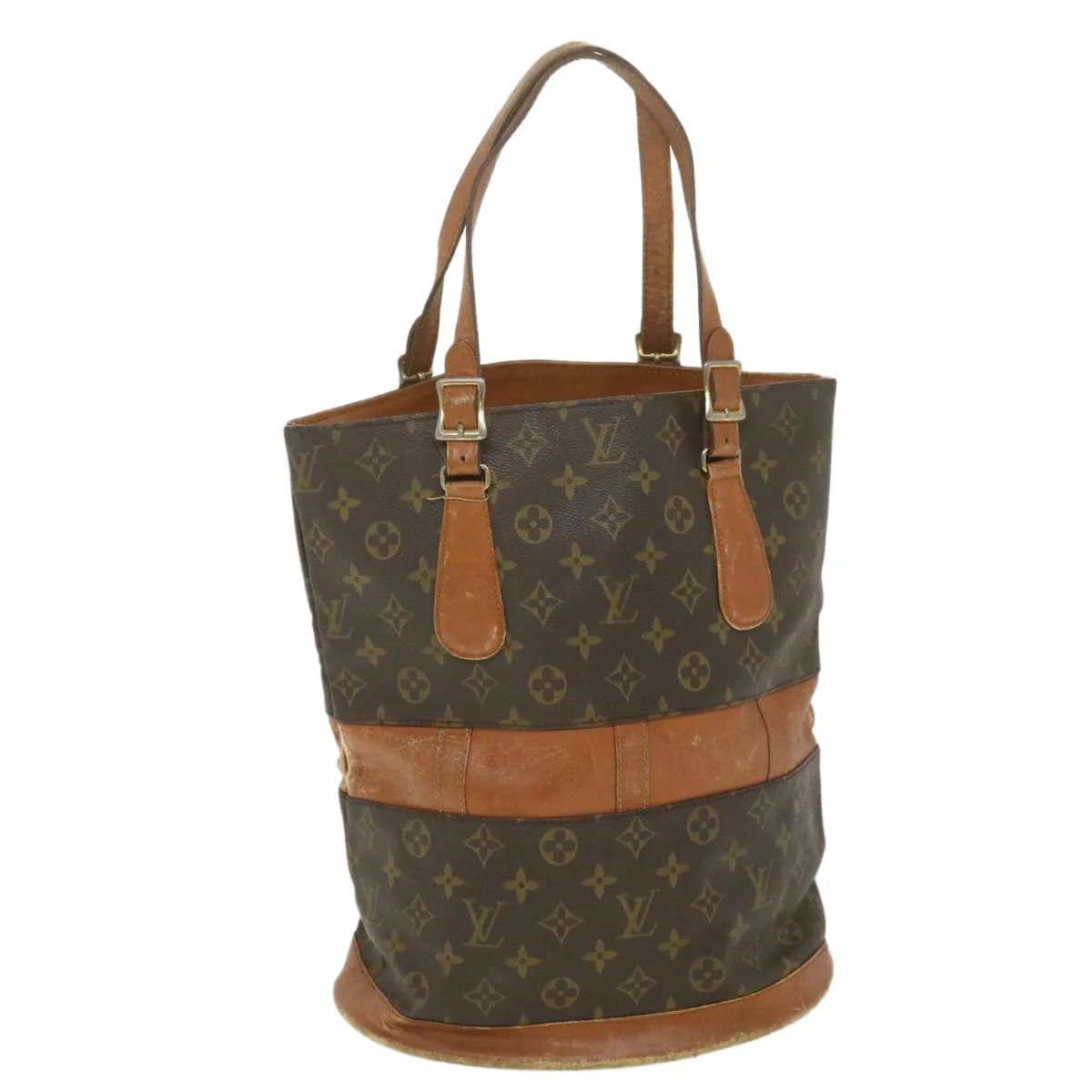 LOUIS VUITTON Monogram USA Model Bucket GM Shoulder Bag T42236 LV ar9100