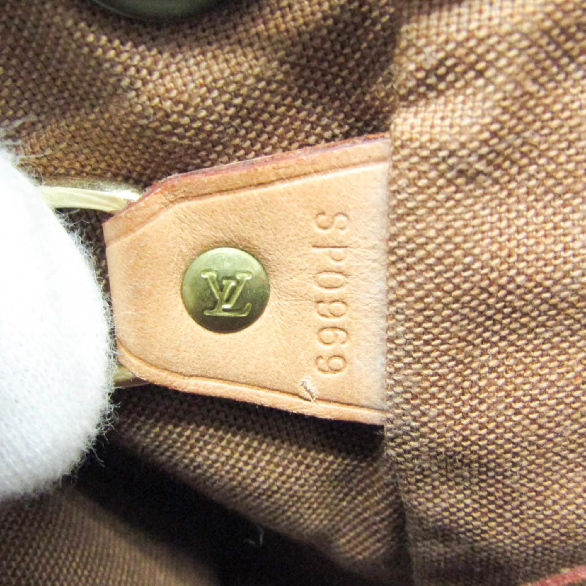 Louis Vuitton Montsouris Mm Brown Canvas Backpack Bag