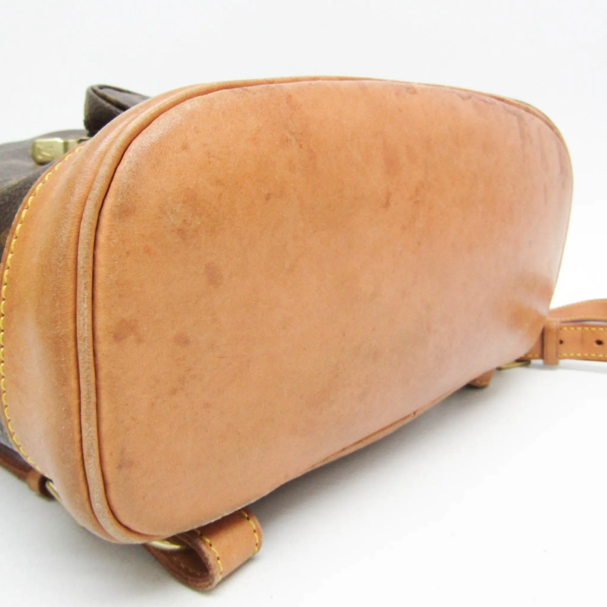 Louis Vuitton Montsouris Mm Brown Canvas Backpack Bag