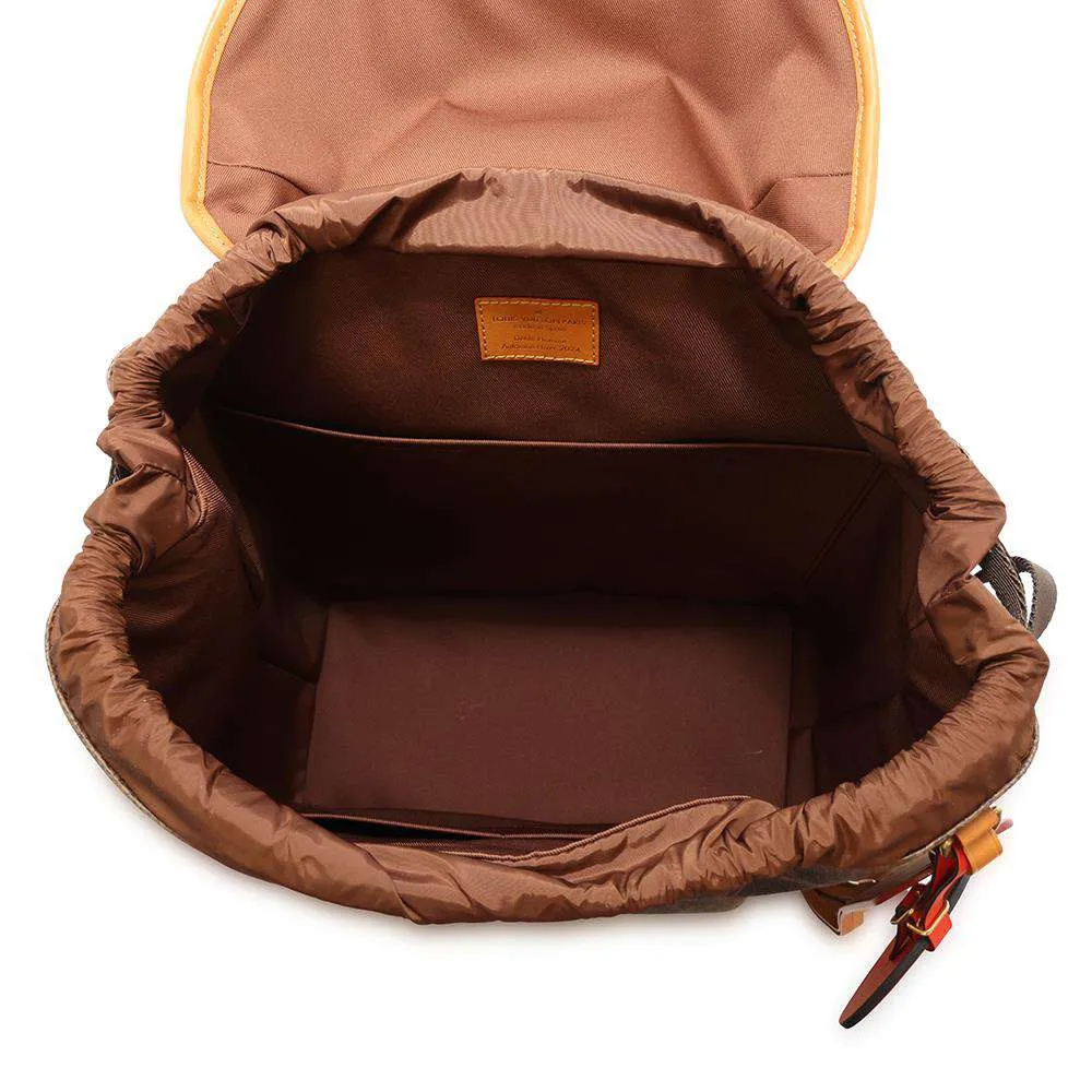 LOUIS VUITTON MontsourisBackpack BrownM11540 Monogram Dust Canvas