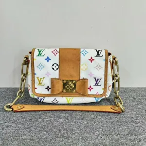Louis Vuitton Multicolor White Pochette Shoulder Bag