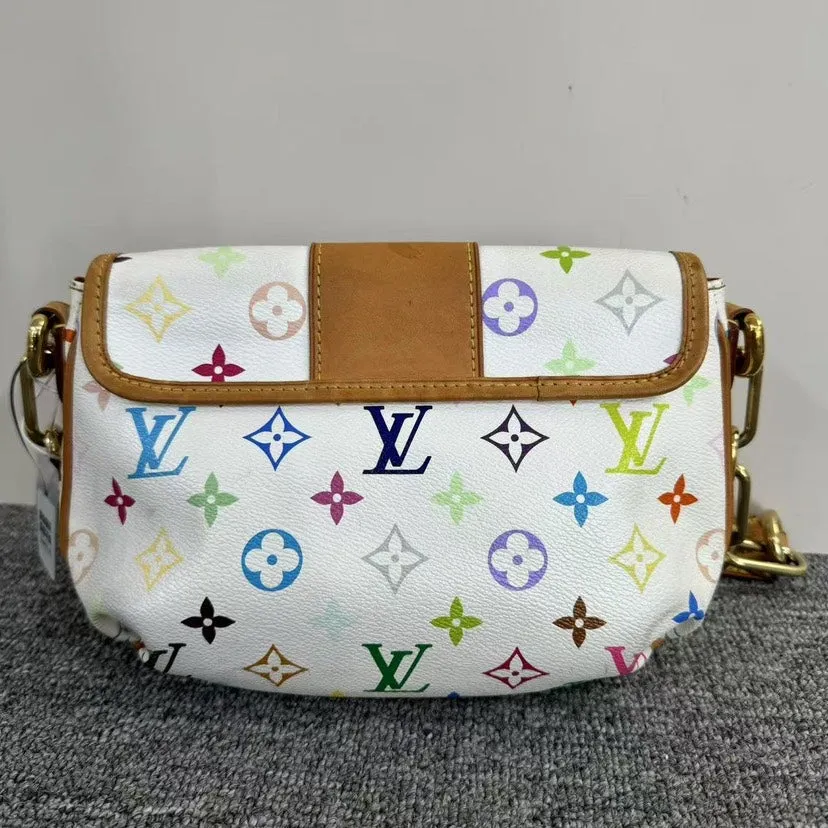 Louis Vuitton Multicolor White Pochette Shoulder Bag