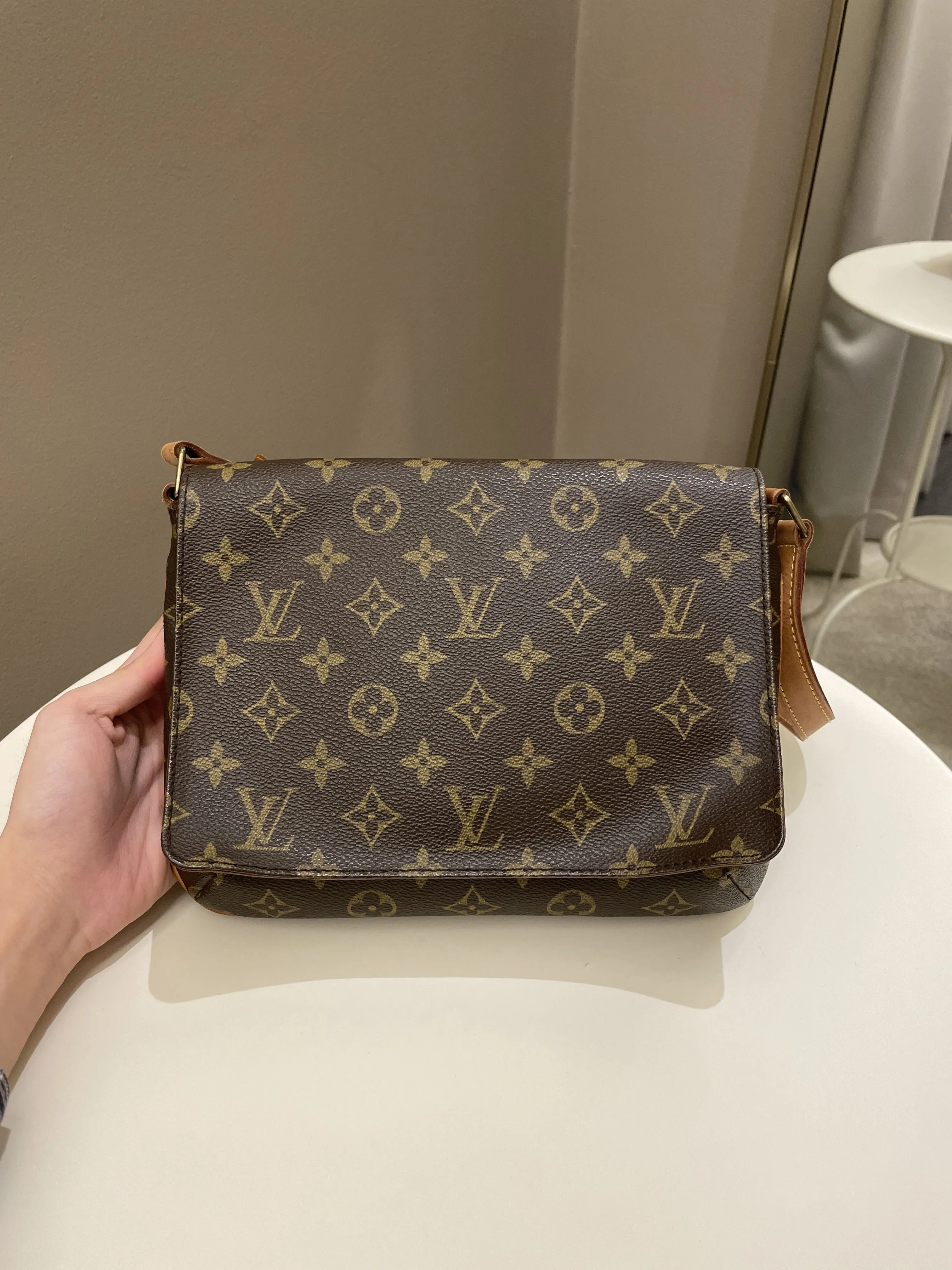Louis Vuitton Musette Tango Shoulder Bag Monogram