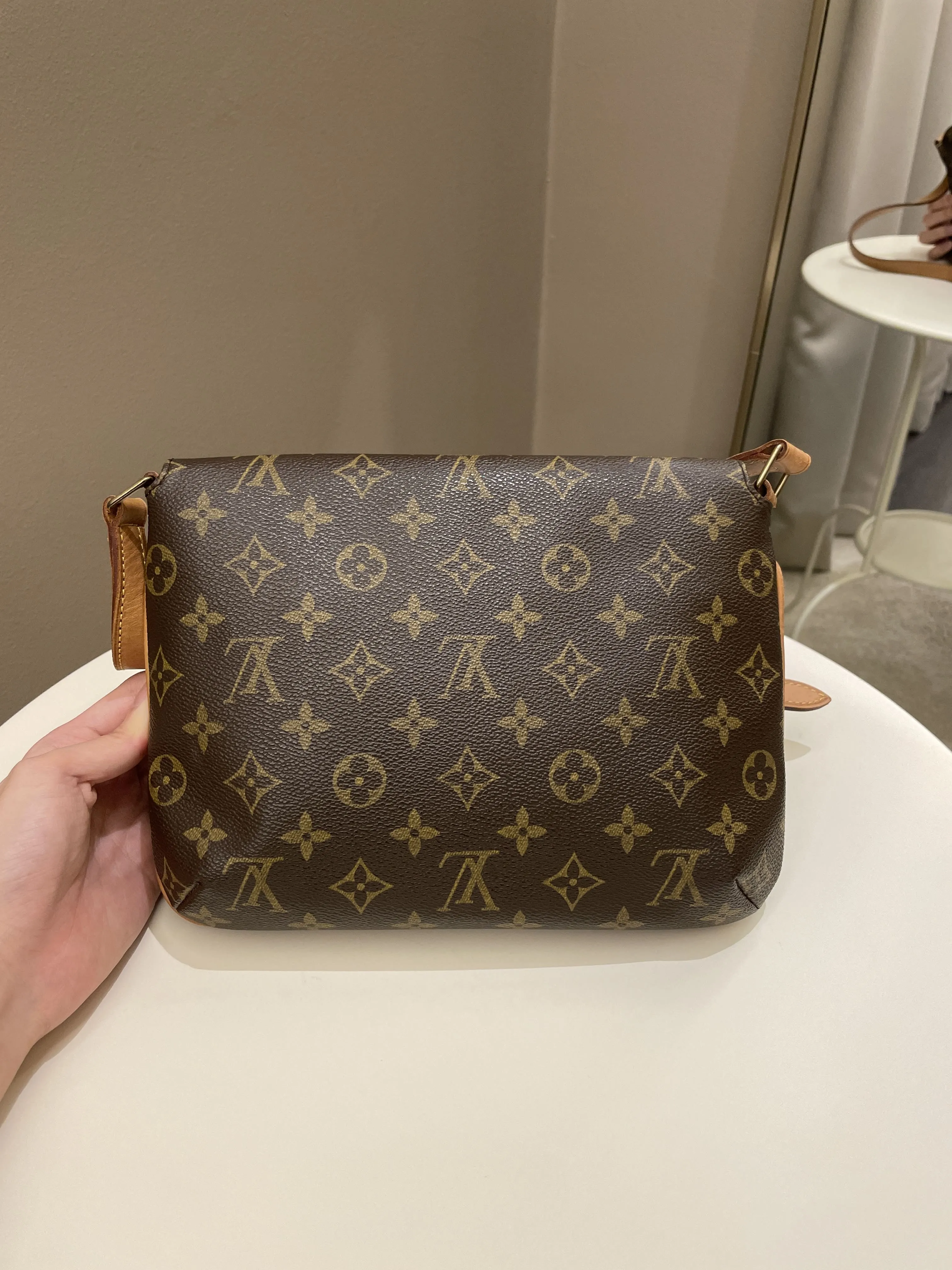 Louis Vuitton Musette Tango Shoulder Bag Monogram