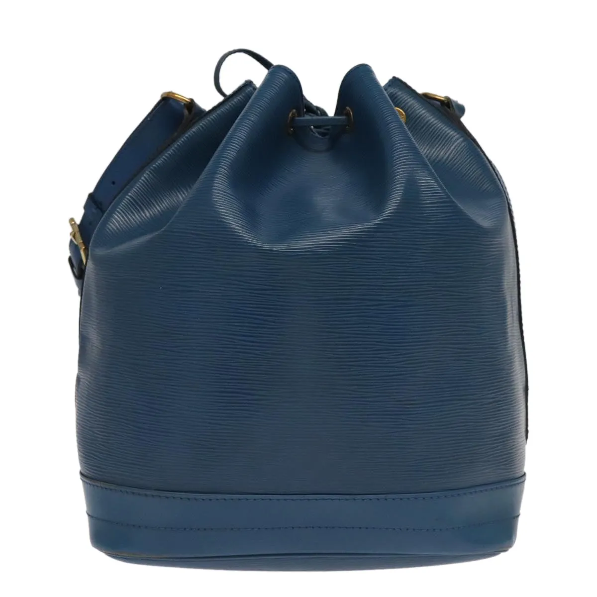 Louis Vuitton Noe Blue Leather Shoulder Bag