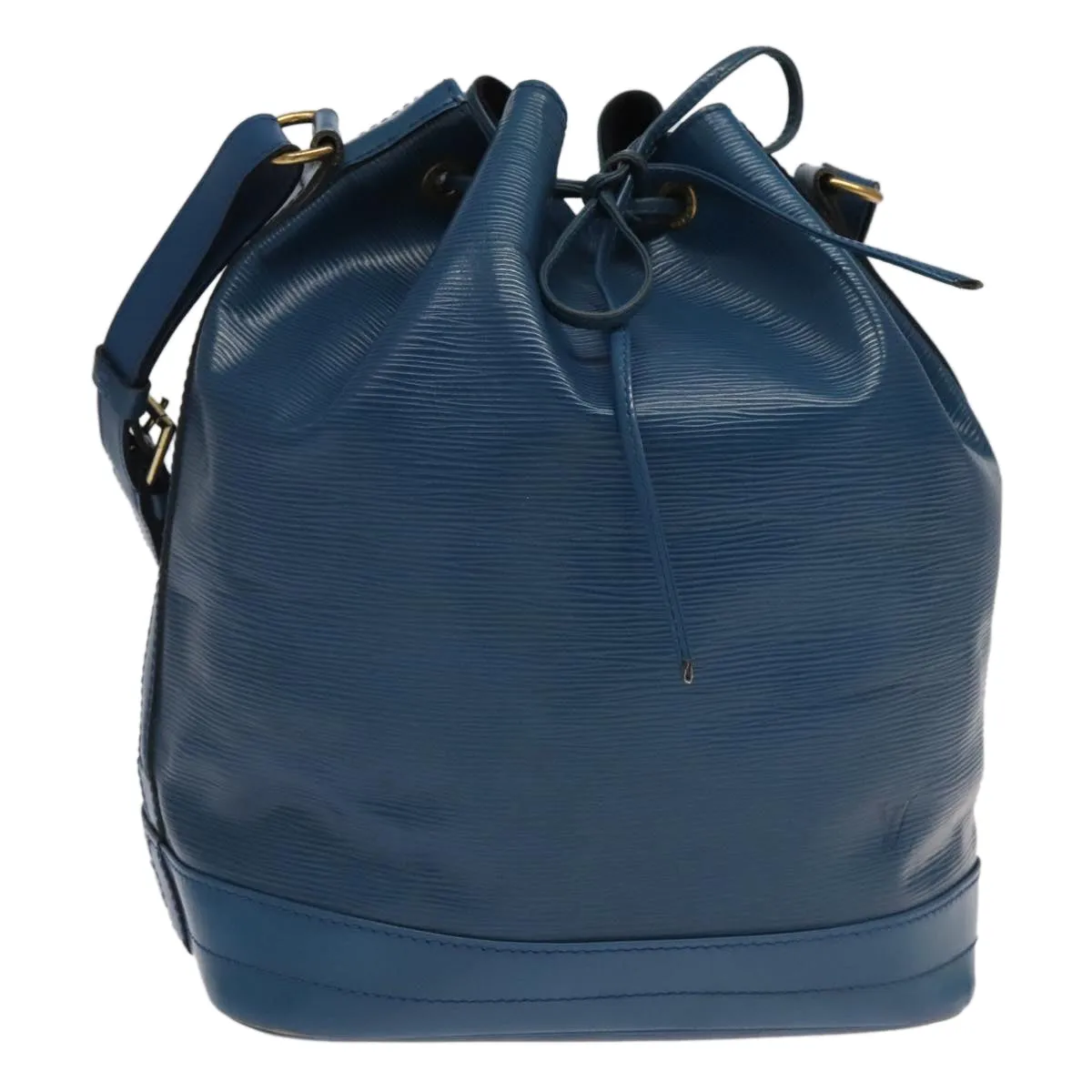 Louis Vuitton Noe Blue Leather Shoulder Bag