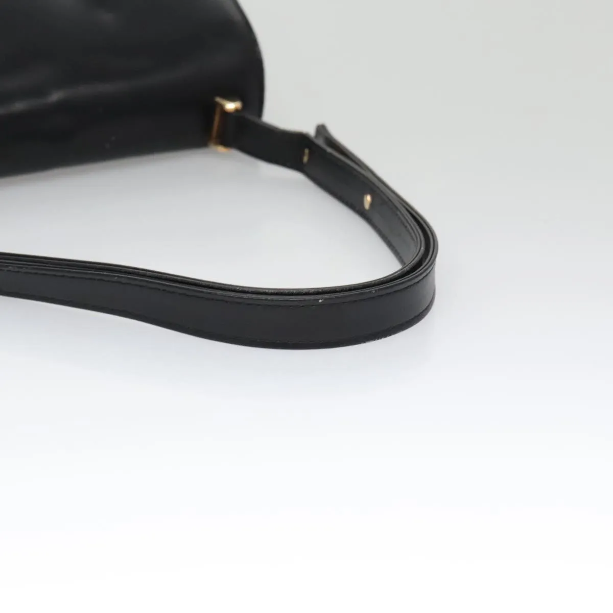 LOUIS VUITTON Opera Line Delph Shoulder Bag Leather Black M63932 LV 105118
