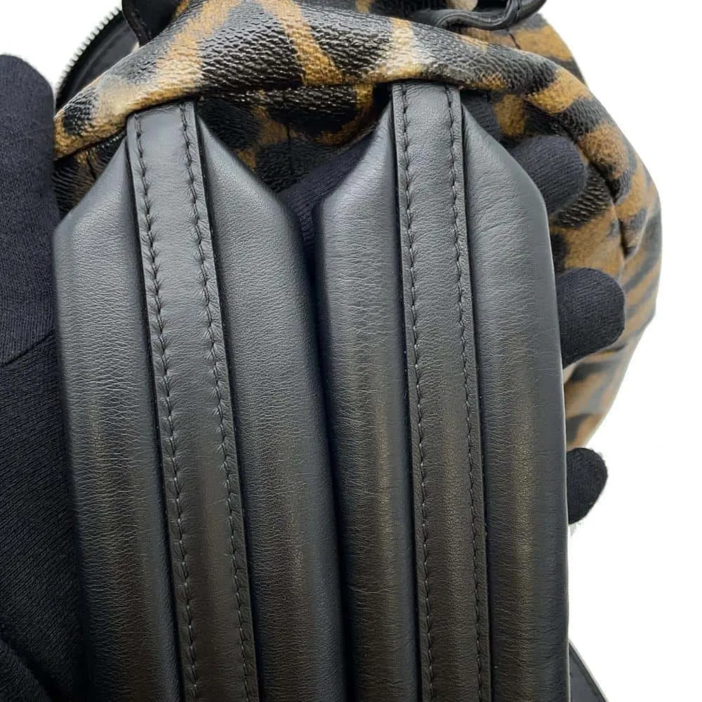 LOUIS VUITTON Palm Springs Backpack Noir/Brown M52020 Animal print Size PM