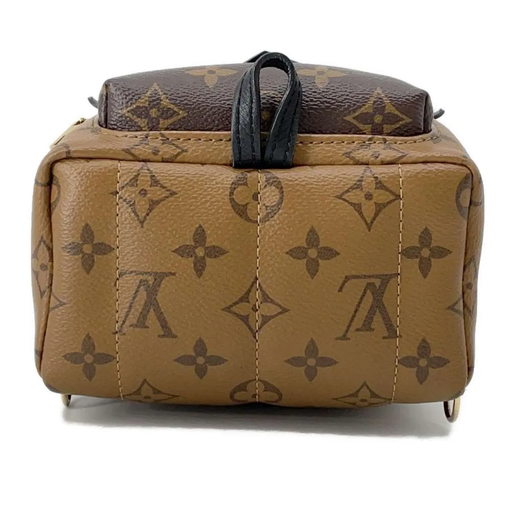 LOUIS VUITTON Palm Springs Backpack NoirM44872 Monogram Monogram Reverse Canvas Size MINI