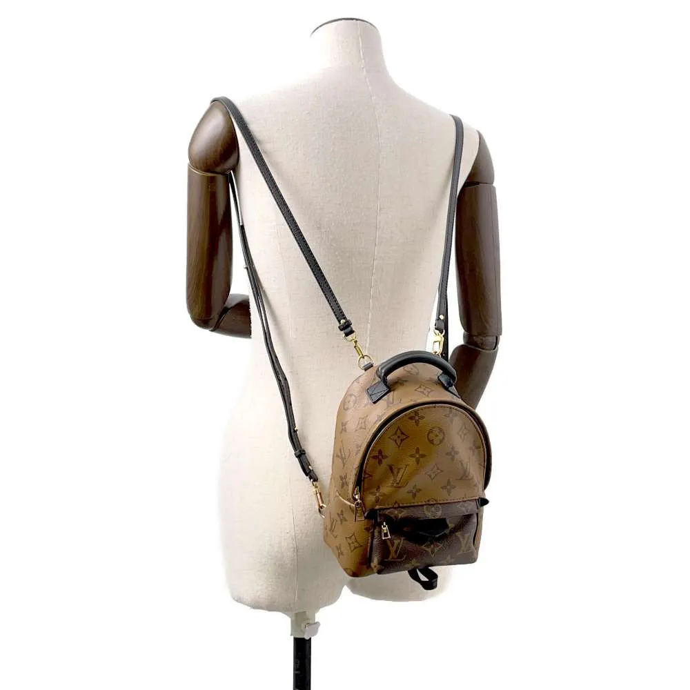 LOUIS VUITTON Palm Springs Backpack NoirM44872 Monogram Monogram Reverse Canvas Size MINI