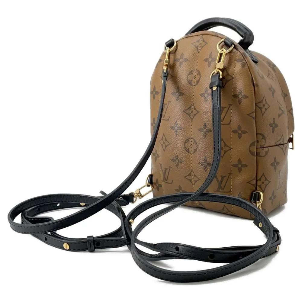 LOUIS VUITTON Palm Springs Backpack NoirM44872 Monogram Monogram Reverse Canvas Size MINI