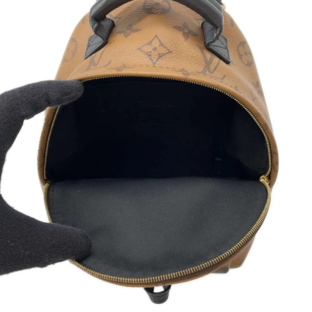 LOUIS VUITTON Palm Springs Backpack NoirM44872 Monogram Monogram Reverse Canvas Size MINI
