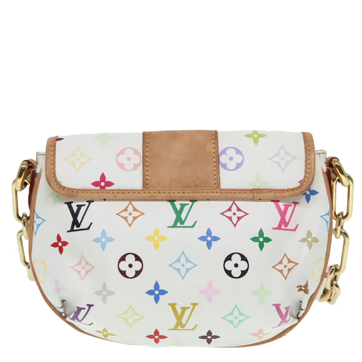 Louis Vuitton Patti White Canvas Shoulder Bag