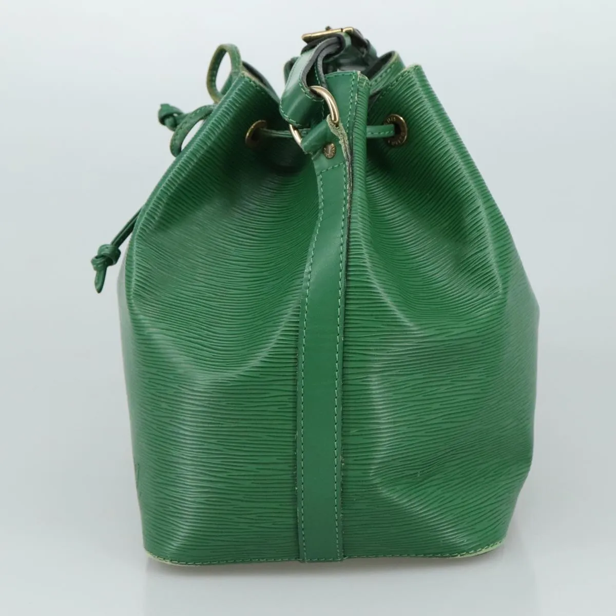 Louis Vuitton Petit No Green Leather Shoulder Bag