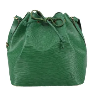 Louis Vuitton Petit No Green Leather Shoulder Bag