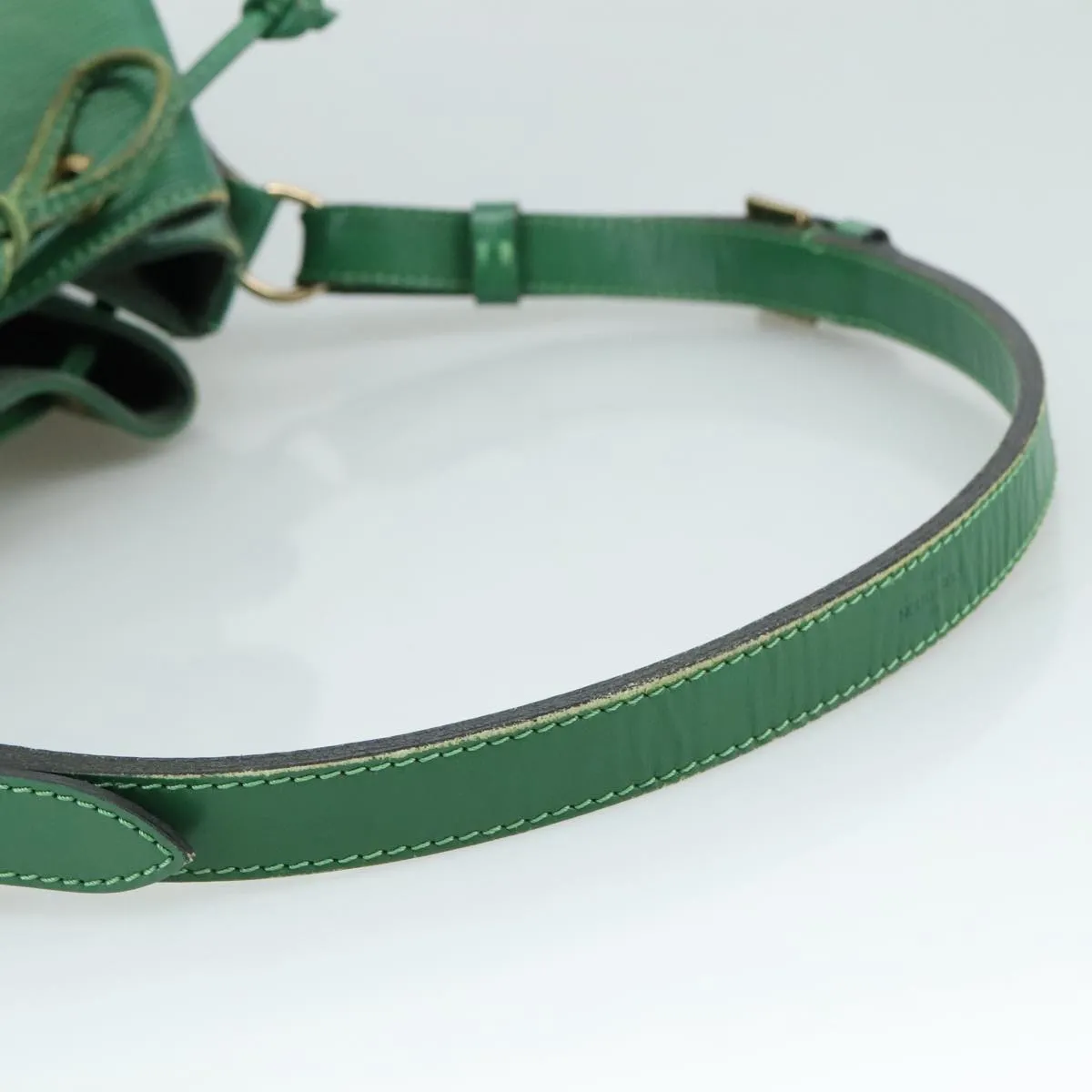 Louis Vuitton Petit No Green Leather Shoulder Bag