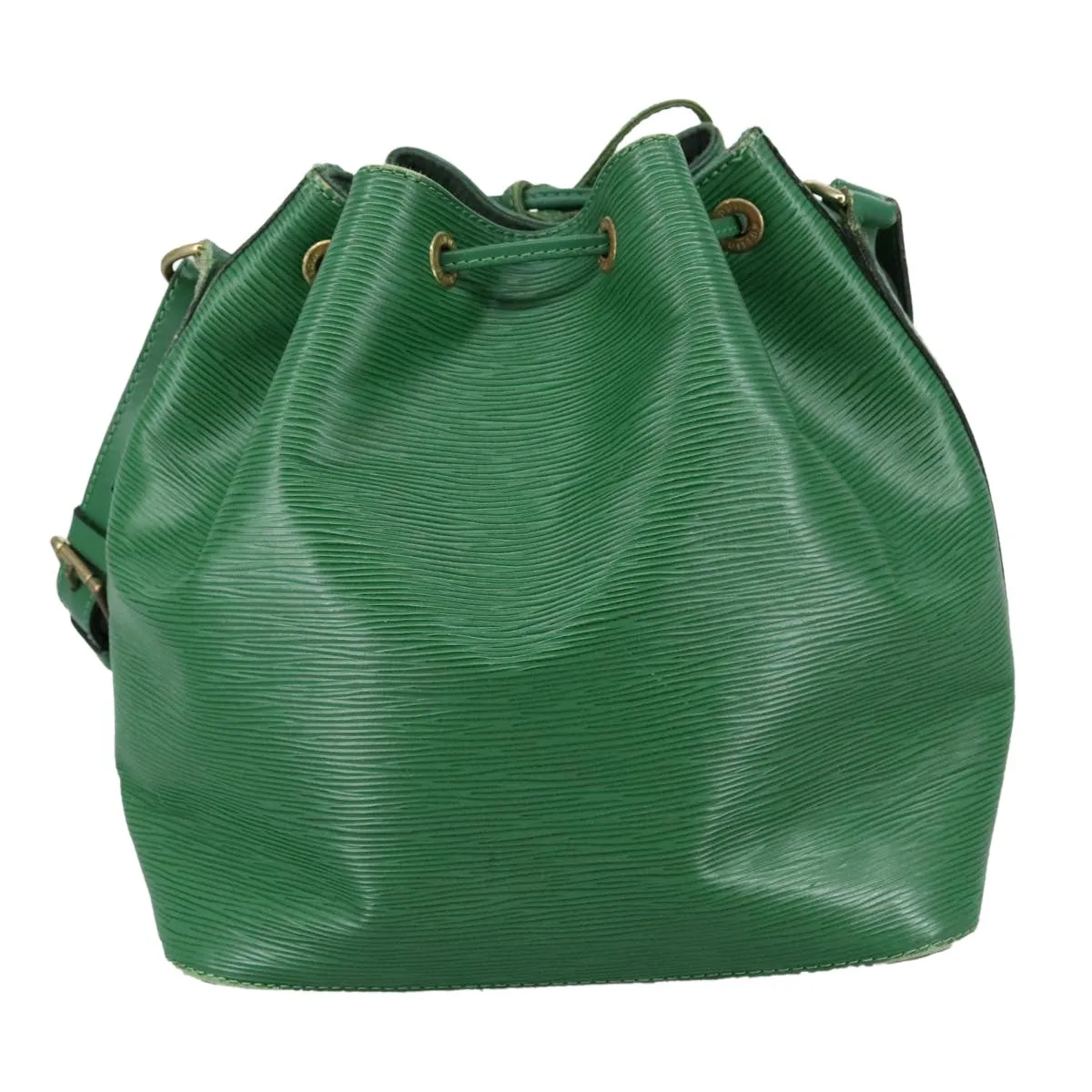 Louis Vuitton Petit No Green Leather Shoulder Bag
