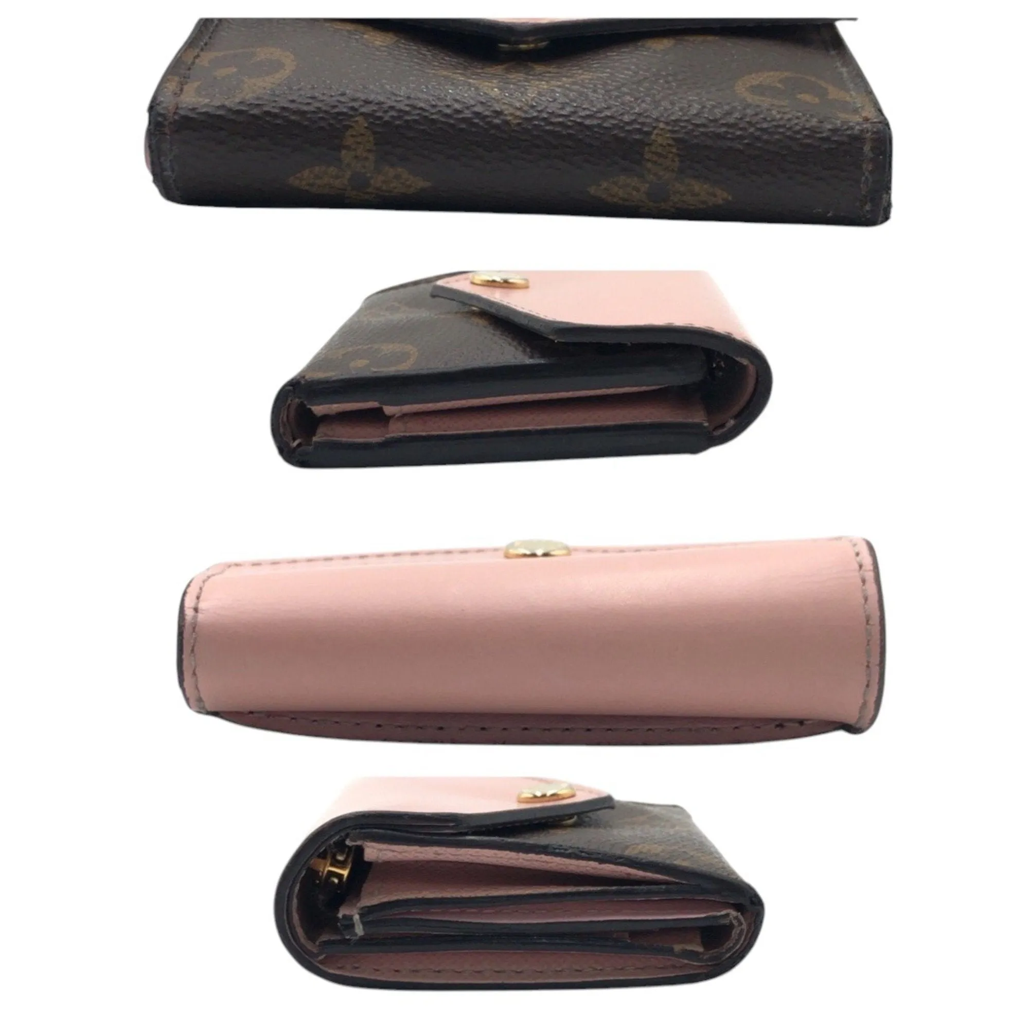 Louis Vuitton pink Rose Ballerine Pvc Wallet (Tri-Fold) (Pre-Owned)