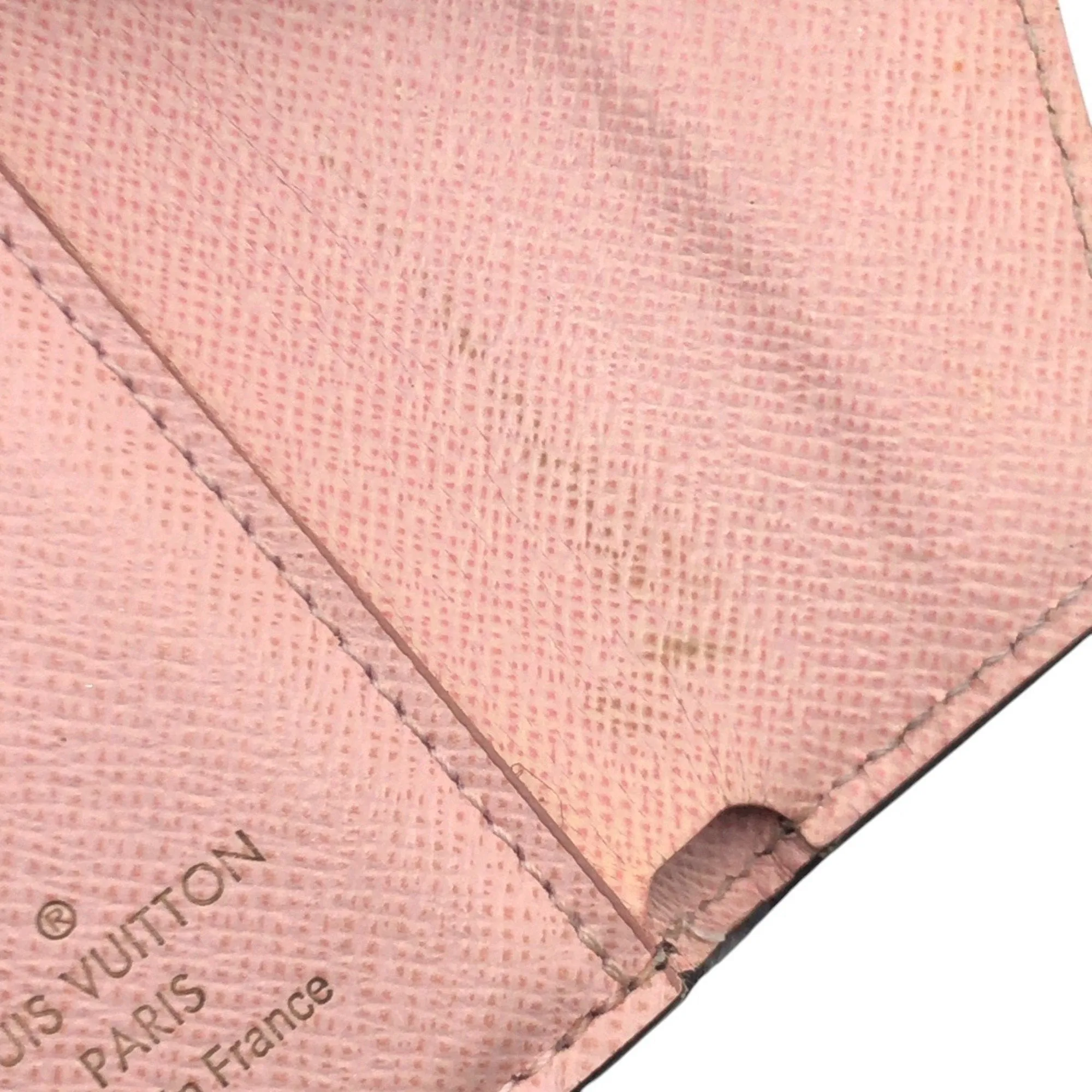 Louis Vuitton pink Rose Ballerine Pvc Wallet (Tri-Fold) (Pre-Owned)