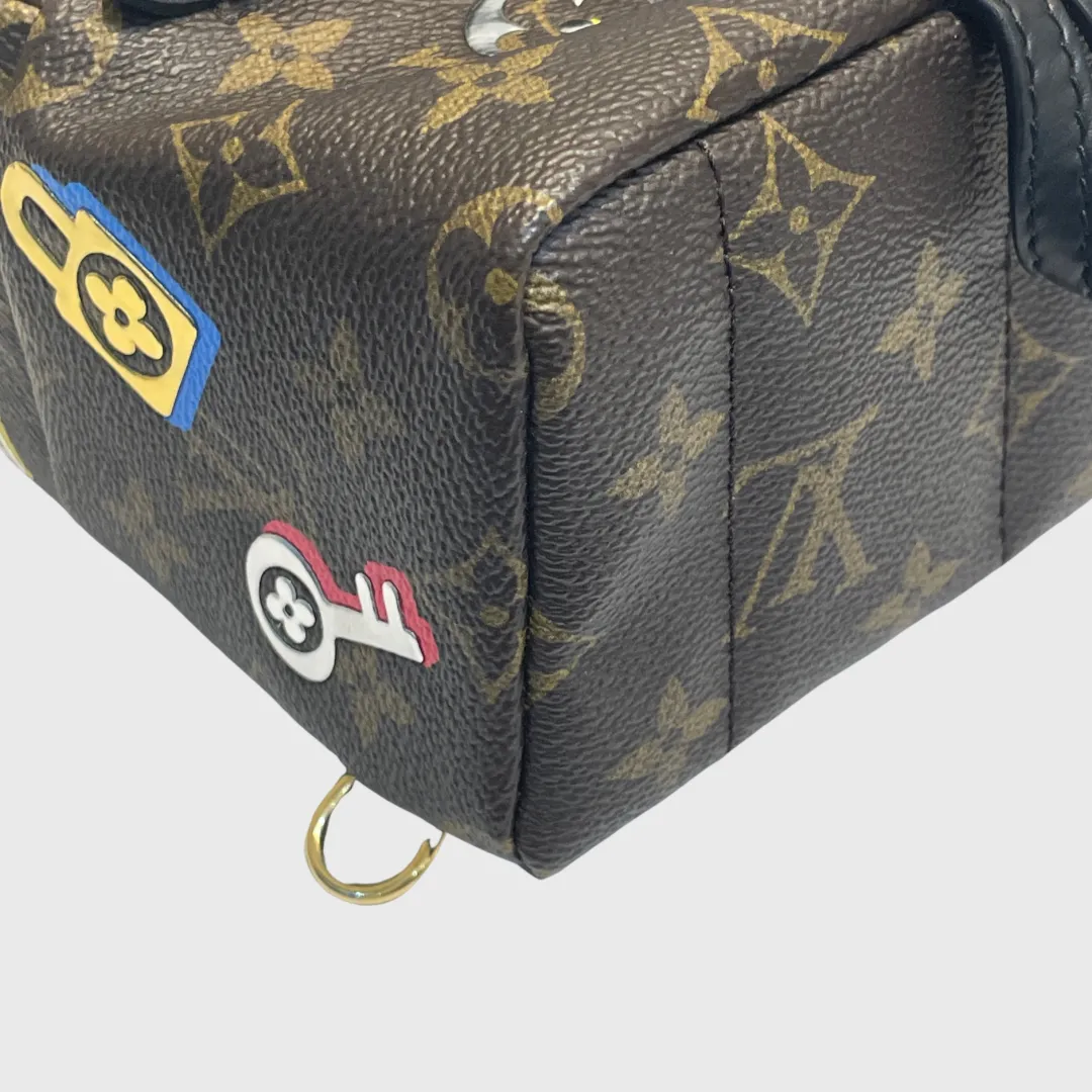 Louis Vuitton Plam Springs Backpack Mini Canvas Brown GHW