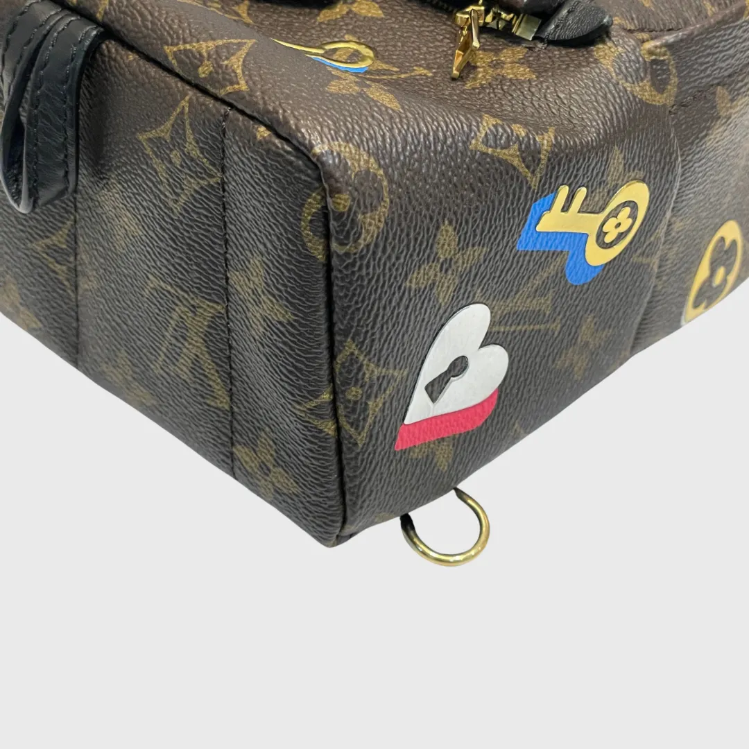 Louis Vuitton Plam Springs Backpack Mini Canvas Brown GHW