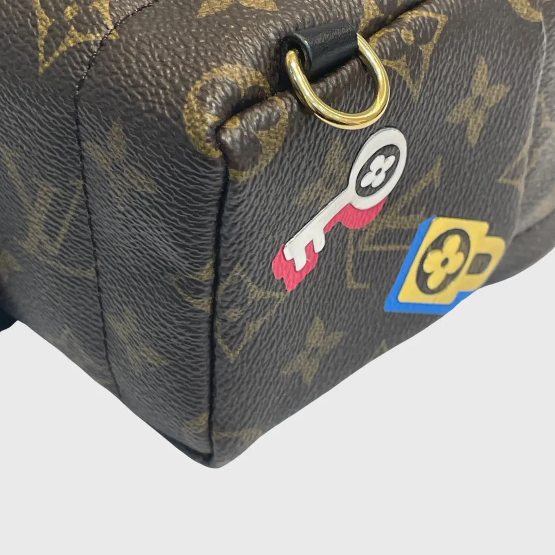 Louis Vuitton Plam Springs Backpack Mini Canvas Brown GHW