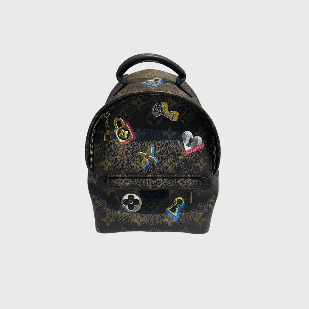 Louis Vuitton Plam Springs Backpack Mini Canvas Brown GHW