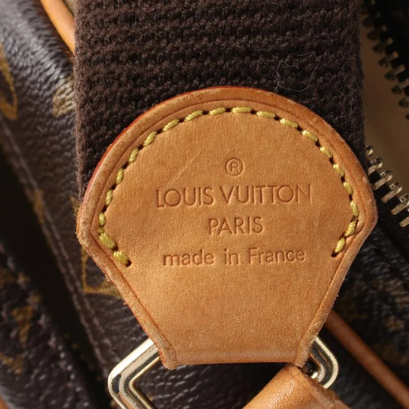 Louis Vuitton Reporter PM Monogram Brown PVC Leather Shoulder Bag