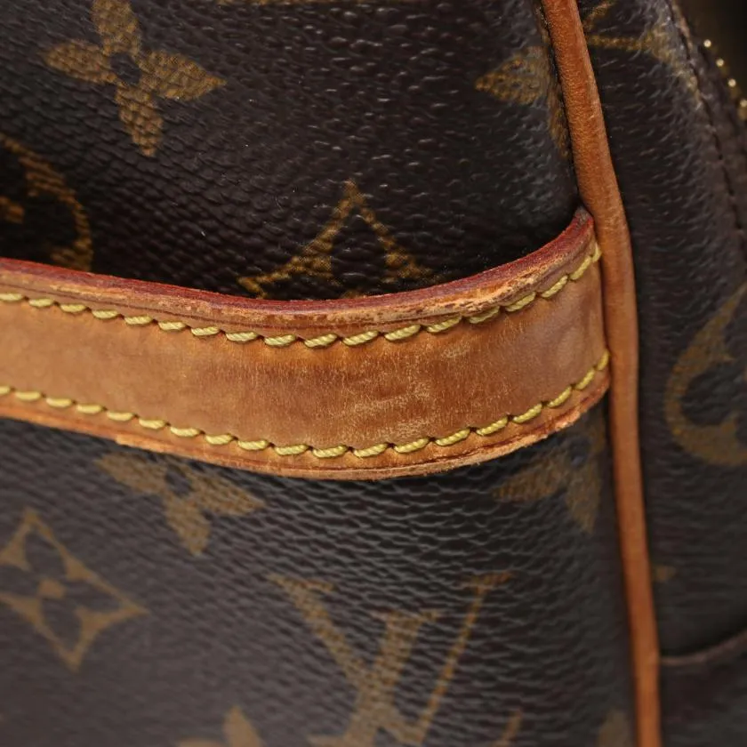 Louis Vuitton Reporter PM Monogram Brown PVC Leather Shoulder Bag