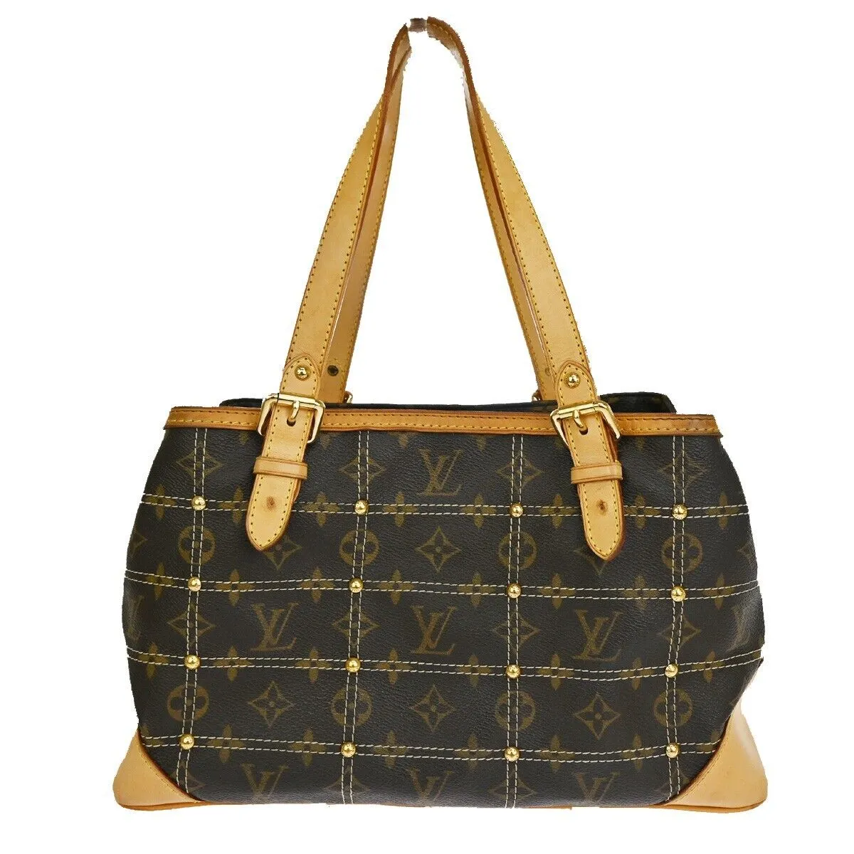 Louis Vuitton Rivet  Canvas Shoulder Bag ()