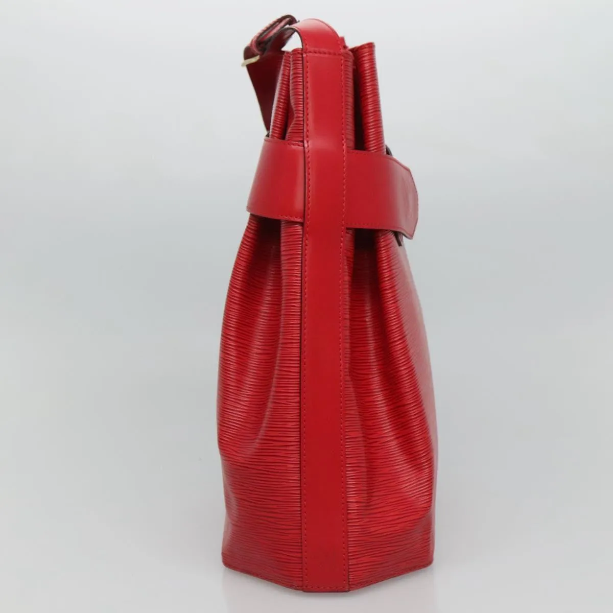 Louis Vuitton Sac D'paule Red Leather Shoulder Bag