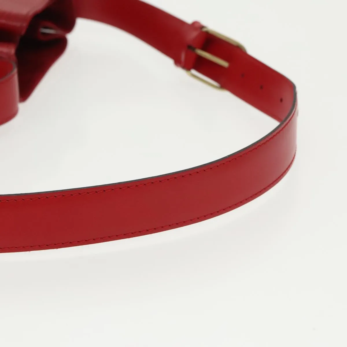 Louis Vuitton Sac D'paule Red Leather Shoulder Bag