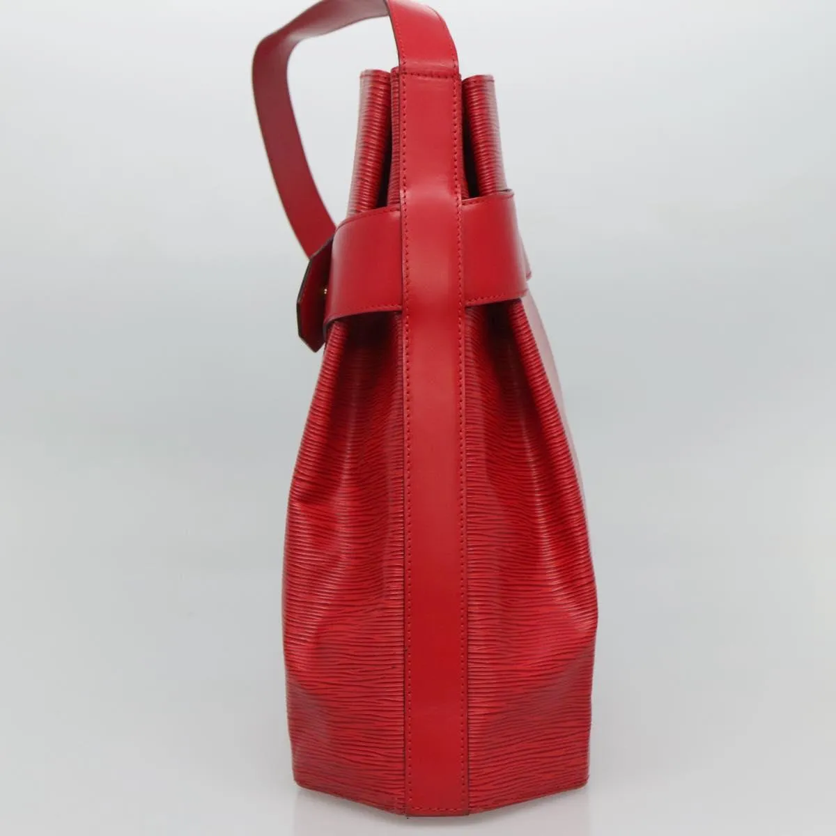Louis Vuitton Sac D'paule Red Leather Shoulder Bag