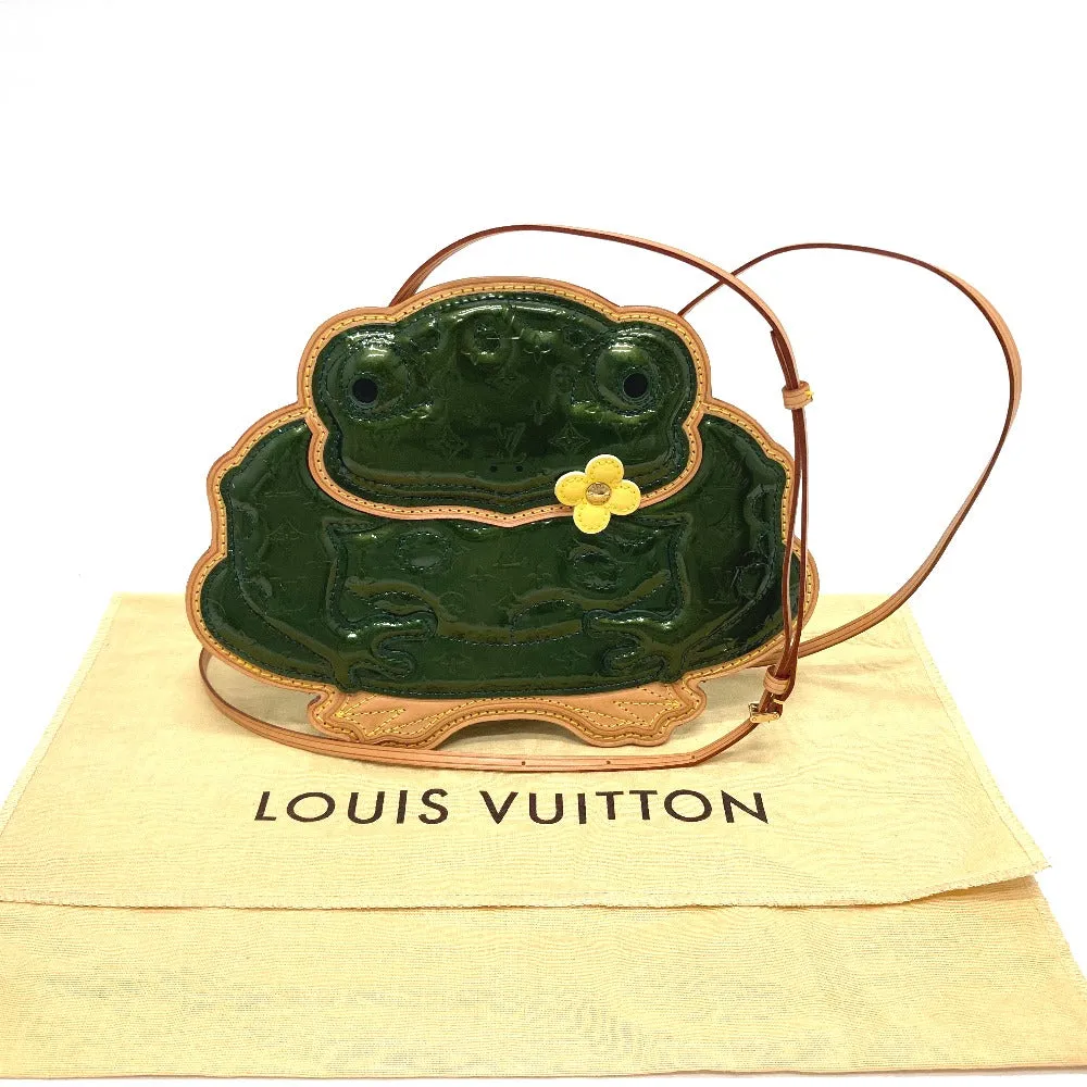 LOUIS VUITTON Shoulder Bag 92269 Monogram Vernis green Monogram Vernis Conte de Fe