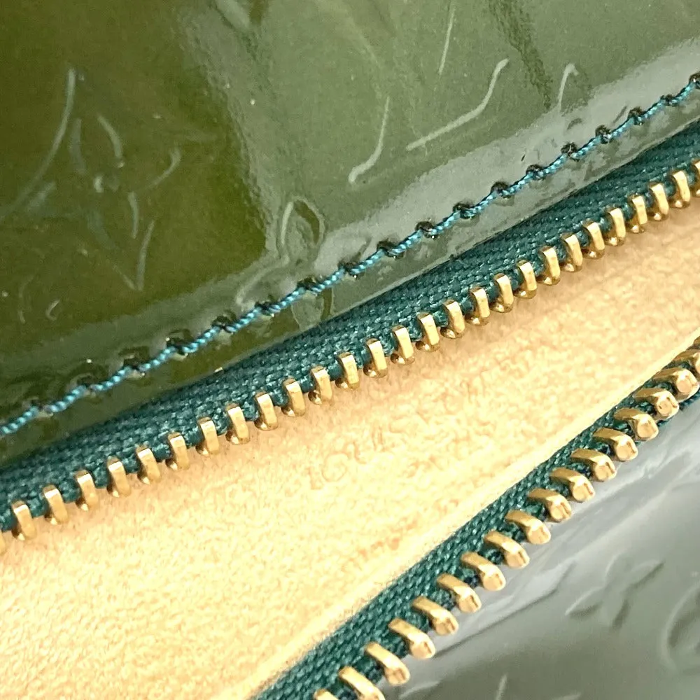 LOUIS VUITTON Shoulder Bag 92269 Monogram Vernis green Monogram Vernis Conte de Fe