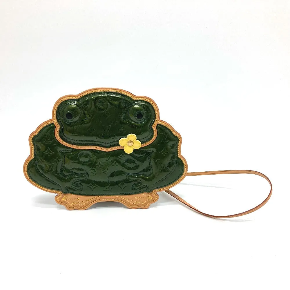 LOUIS VUITTON Shoulder Bag 92269 Monogram Vernis green Monogram Vernis Conte de Fe