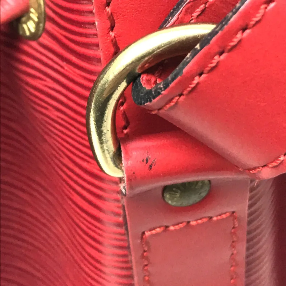 LOUIS VUITTON Shoulder Bag M44107 Epi Leather Red Epi Petit Noe Women
