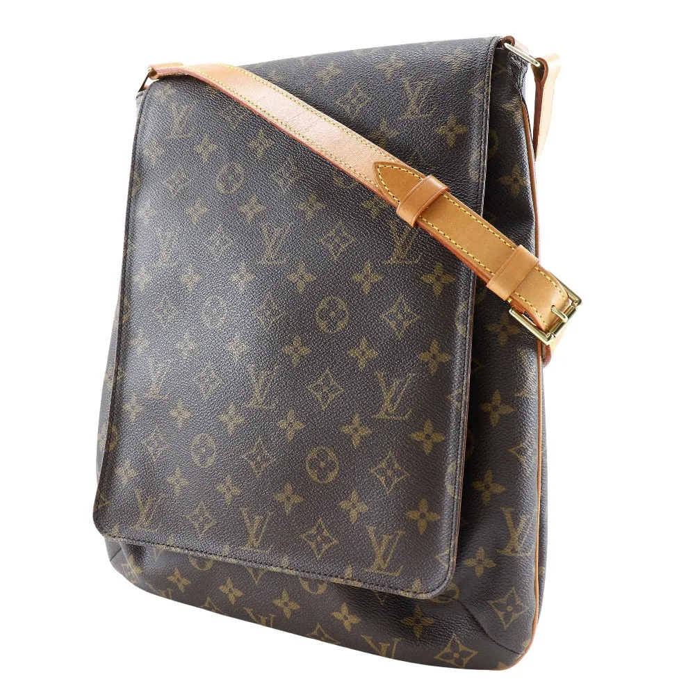 LOUIS VUITTON Shoulder Bag M51256 Monogram canvas Brown Musette Women