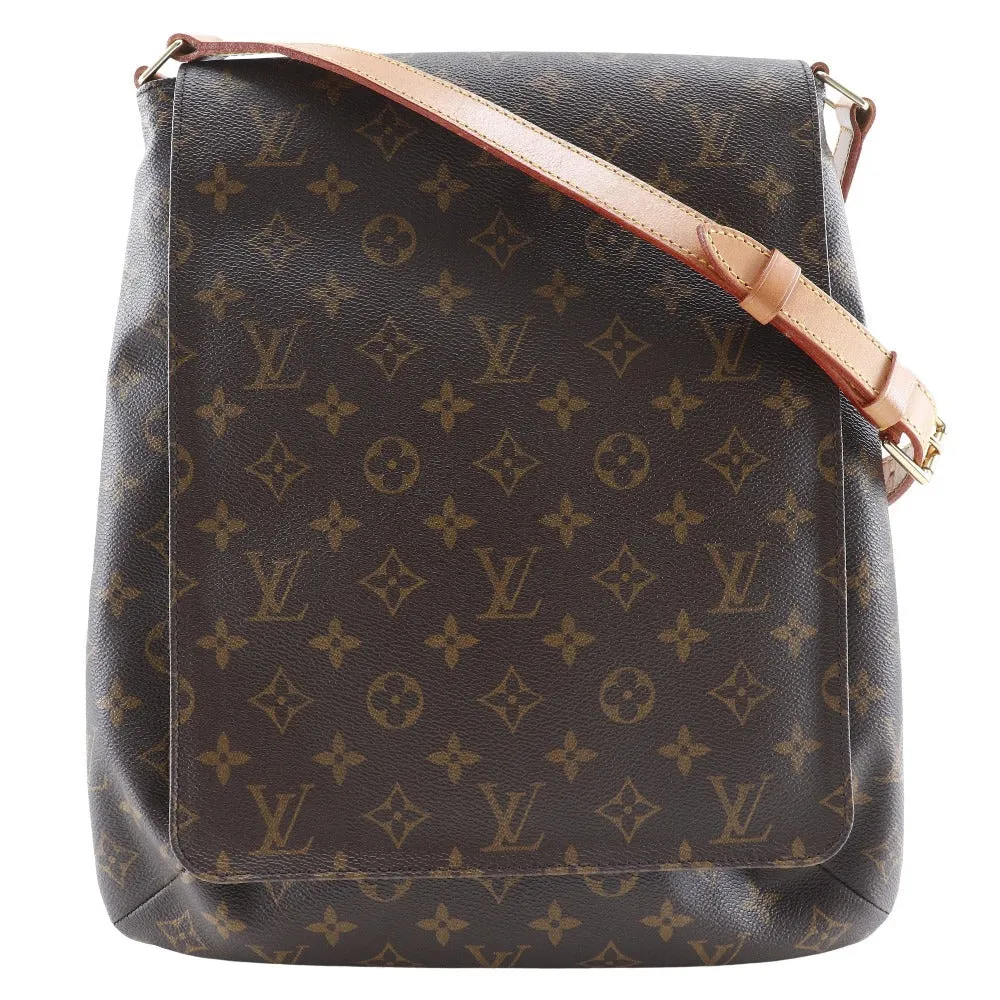 LOUIS VUITTON Shoulder Bag M51256 Monogram canvas Brown Musette Women