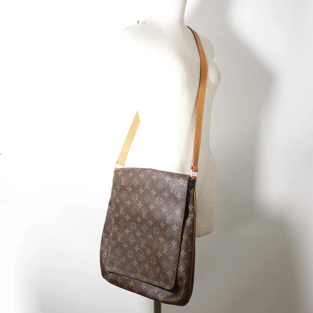 LOUIS VUITTON Shoulder Bag M51256 Monogram canvas Brown Musette Women
