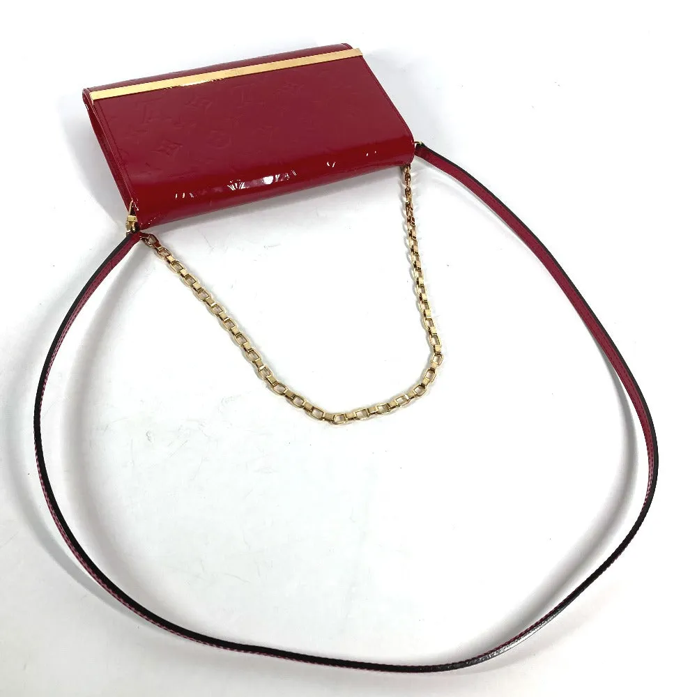 LOUIS VUITTON Shoulder Bag M90092 Monogram Vernis Canvas pink Monogram Vernis Clutch Ana Women
