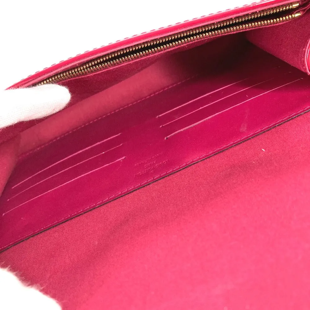 LOUIS VUITTON Shoulder Bag M90092 Monogram Vernis Canvas pink Monogram Vernis Clutch Ana Women