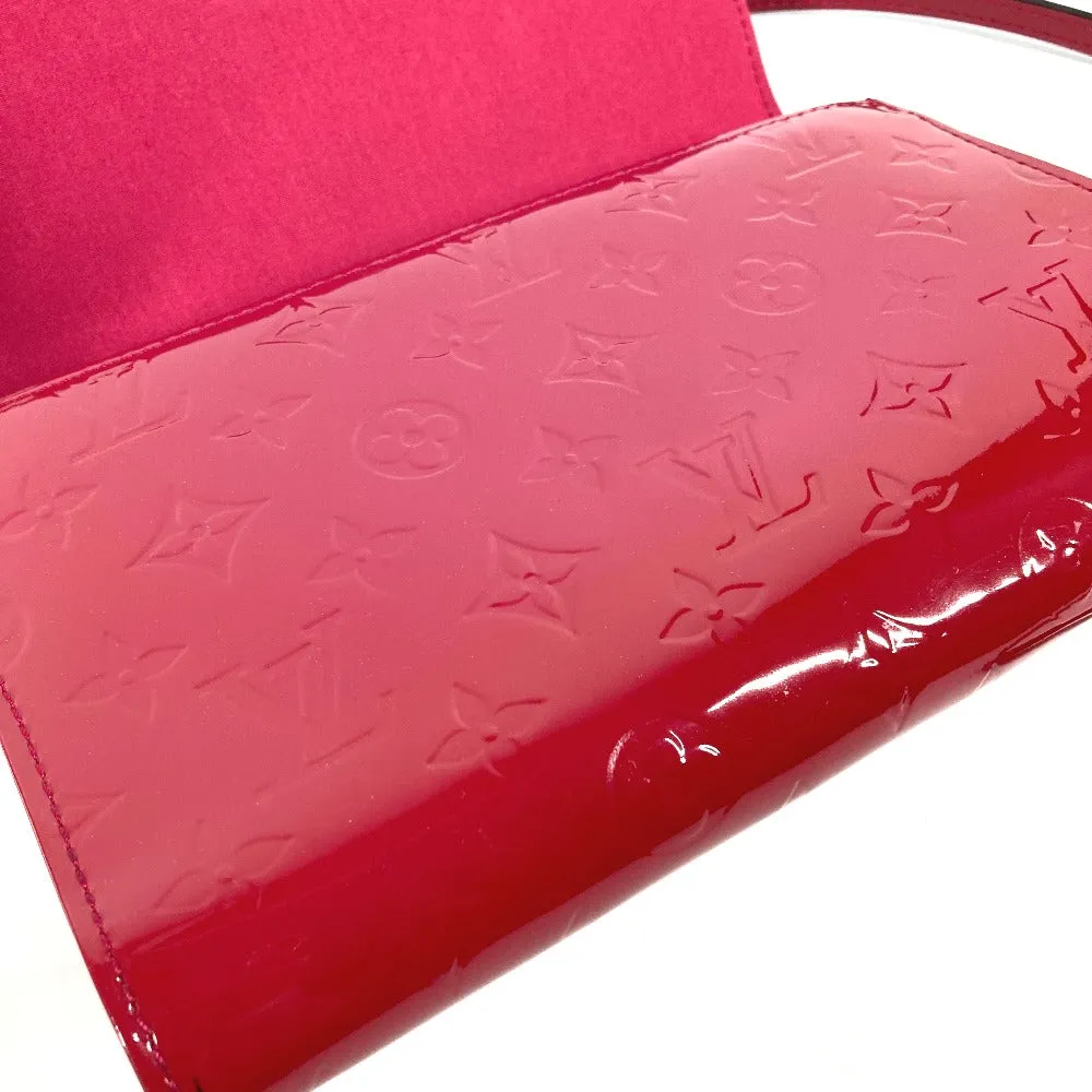 LOUIS VUITTON Shoulder Bag M90092 Monogram Vernis Canvas pink Monogram Vernis Clutch Ana Women