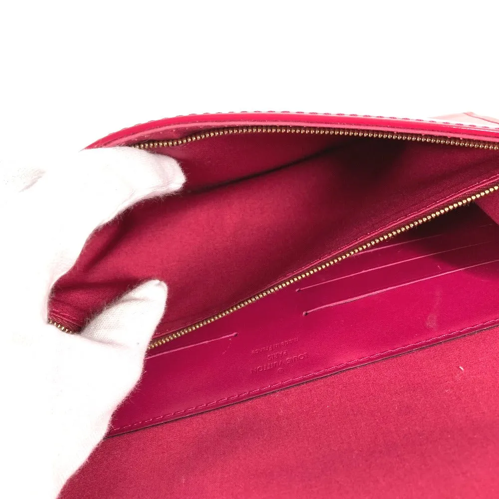LOUIS VUITTON Shoulder Bag M90092 Monogram Vernis Canvas pink Monogram Vernis Clutch Ana Women