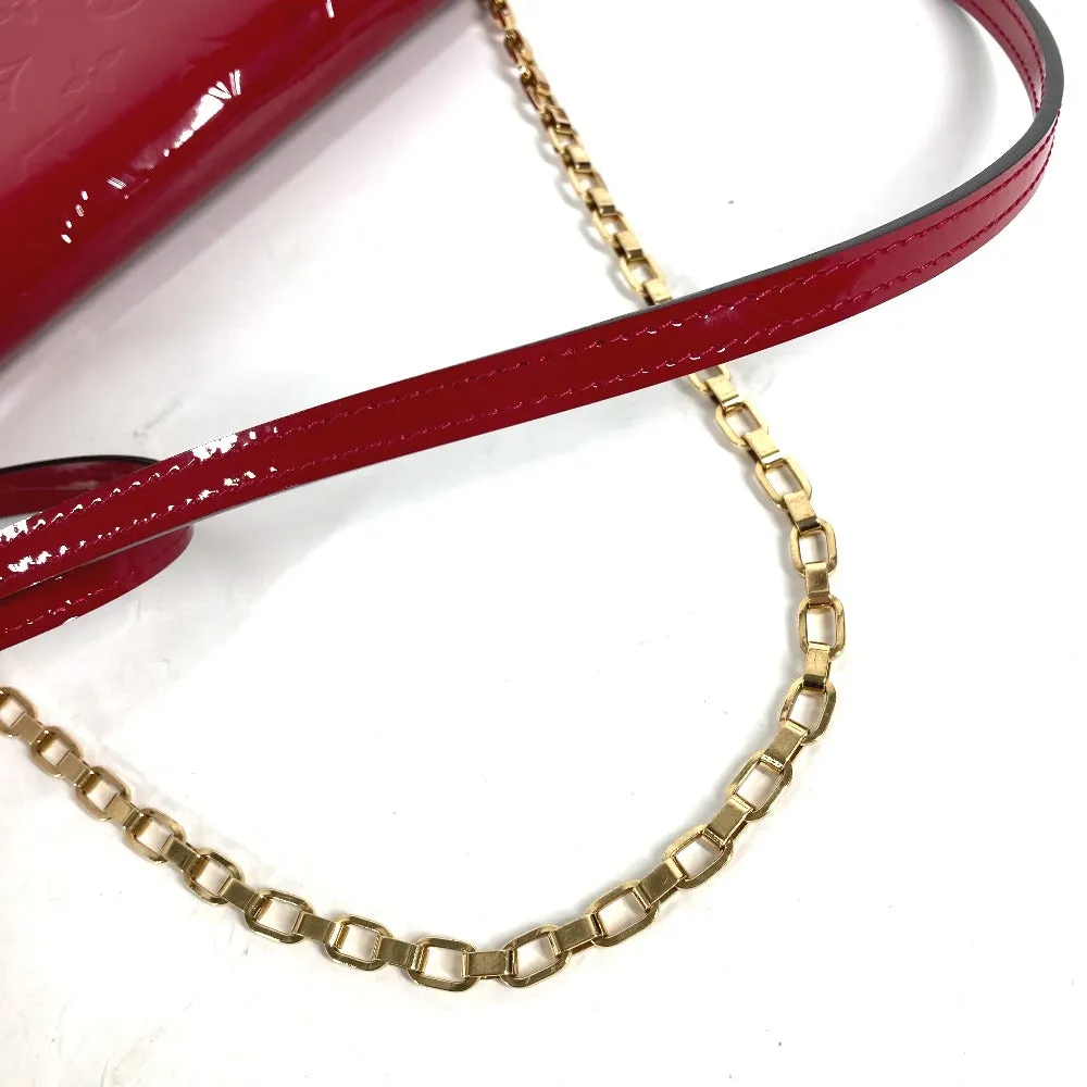 LOUIS VUITTON Shoulder Bag M90092 Monogram Vernis Canvas pink Monogram Vernis Clutch Ana Women