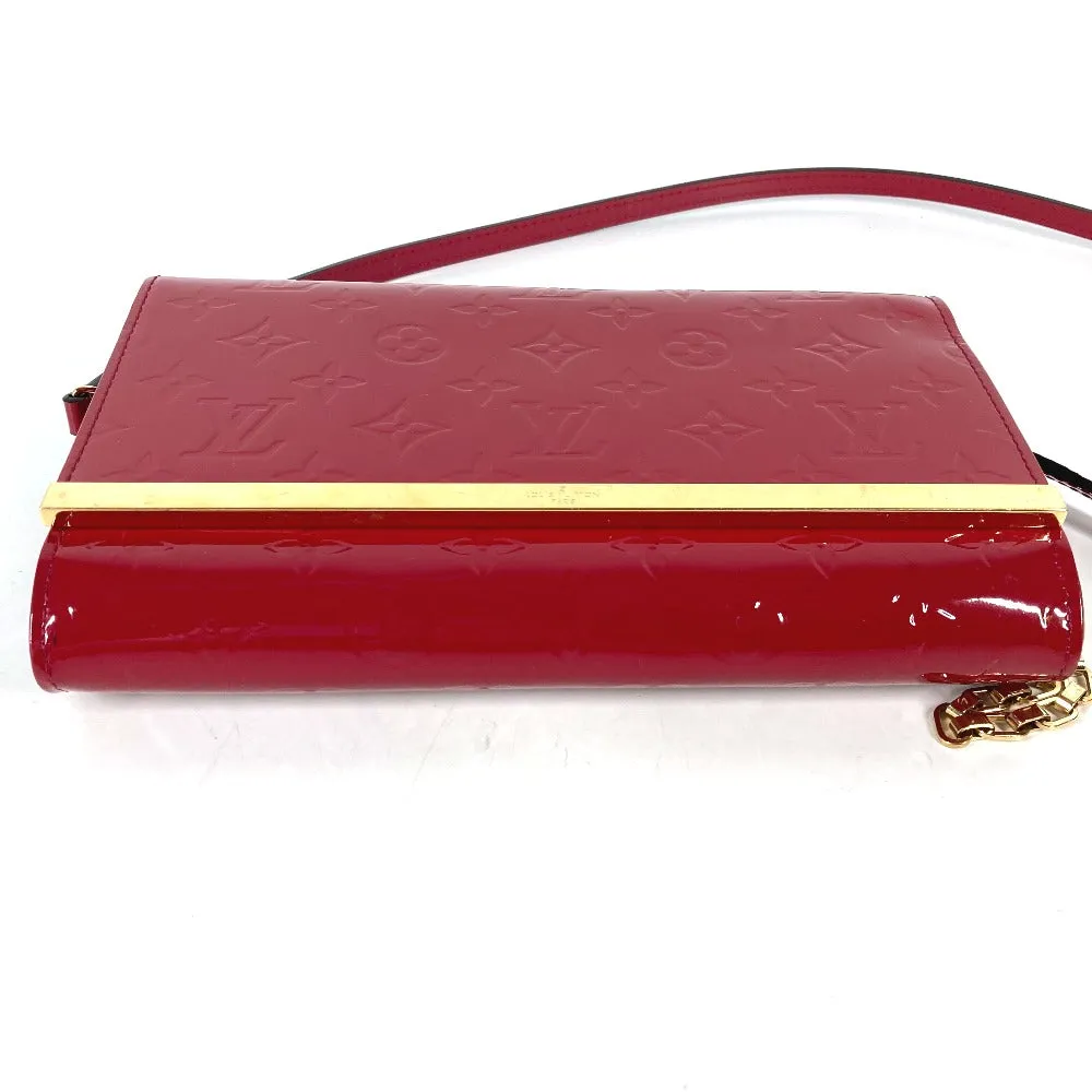 LOUIS VUITTON Shoulder Bag M90092 Monogram Vernis Canvas pink Monogram Vernis Clutch Ana Women