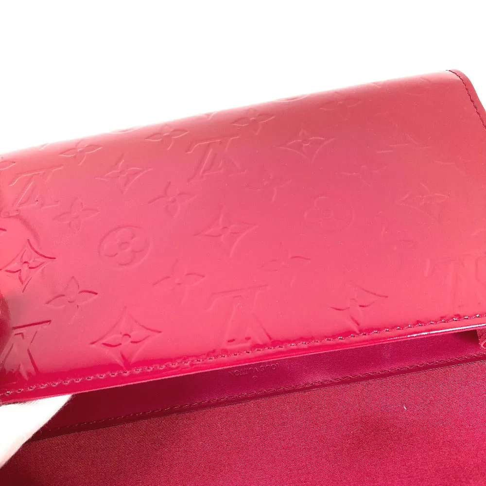 LOUIS VUITTON Shoulder Bag M90092 Monogram Vernis Canvas pink Monogram Vernis Clutch Ana Women